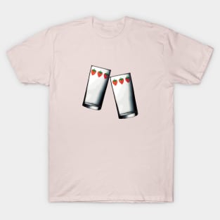 Nana strawberry glasses - Pixel Art #002 T-Shirt